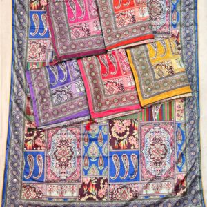 Blush Pink Tussar Silk Saree